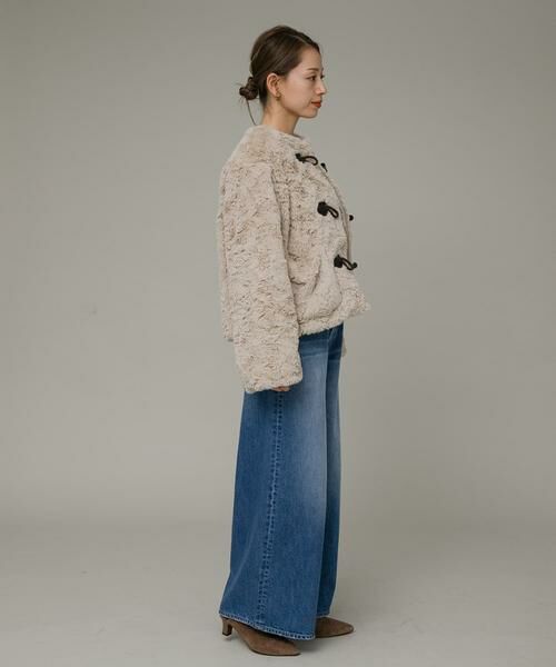 Sonny Label / サニーレーベル その他アウター | ノーカラーフェイクファーコート | 詳細27