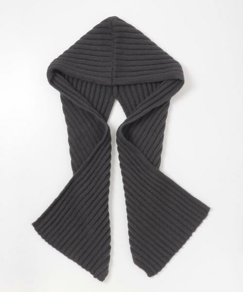 Sonny Label / サニーレーベル マフラー・ショール・スヌード・ストール | リブフードマフラー | 詳細5