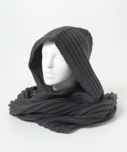 Sonny Label / サニーレーベル マフラー・ショール・スヌード・ストール | リブフードマフラー | 詳細6
