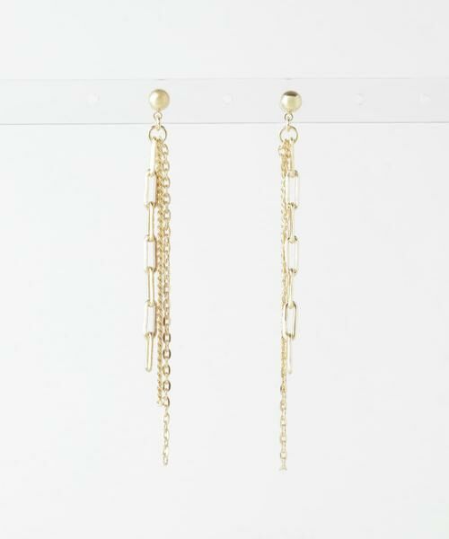 Sonny Label / サニーレーベル ピアス・イヤリング | フリンジチェーンピアス | 詳細1
