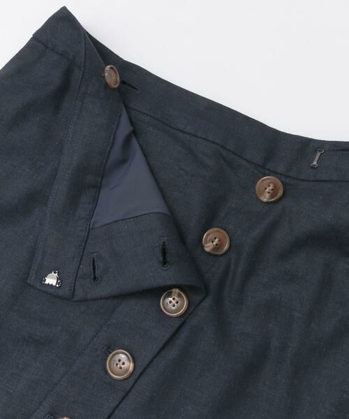 Sonny Label / サニーレーベル スカート | ラップ風フロント釦スカート∴ | 詳細5