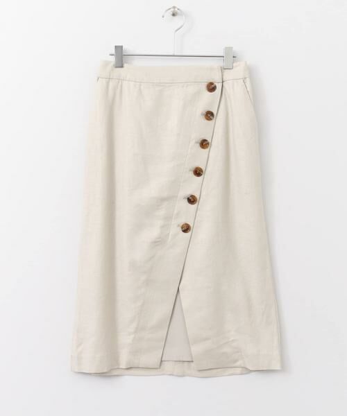 Sonny Label/サニーレーベル ラップ風フロント釦スカート∴ ベージュ系その他 38 Sonny Label/サニーレーベル ラップ風フロント釦スカート∴ ベージュ系その他 38