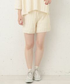 Sonny Label / サニーレーベル その他パンツ | リネンコットン畦ニットパンツ∴