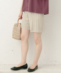 Sonny Label / サニーレーベル その他パンツ | リネンコットン畦ニットパンツ∴