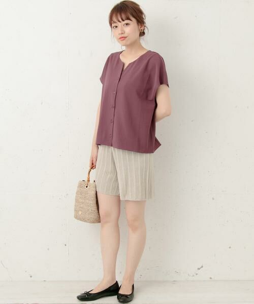 Sonny Label / サニーレーベル その他パンツ | リネンコットン畦ニットパンツ∴ | 詳細10