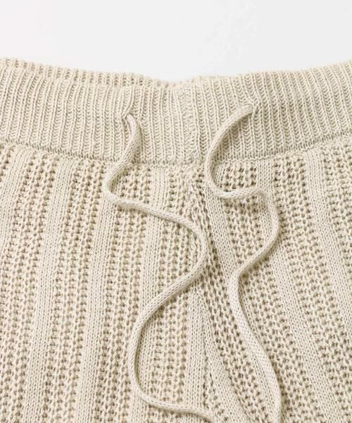 Sonny Label / サニーレーベル その他パンツ | リネンコットン畦ニットパンツ∴ | 詳細12