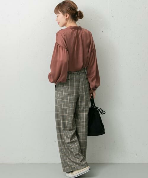 Sonny Label / サニーレーベル シャツ・ブラウス | 2WAYスタンドカラーボウタイブラウス | 詳細3