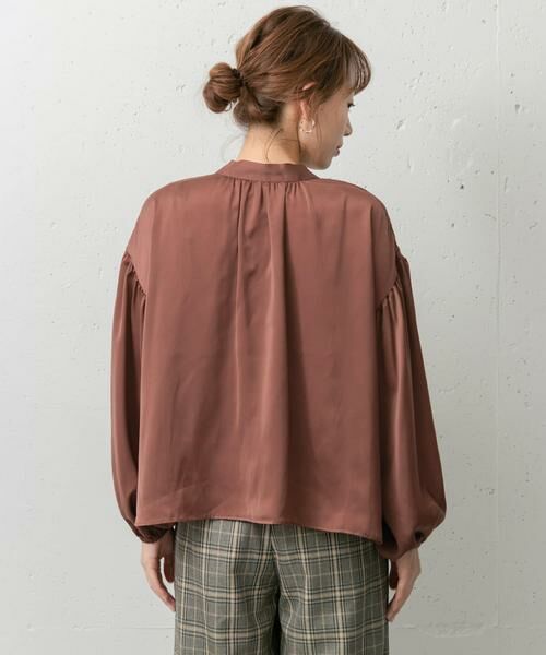 Sonny Label / サニーレーベル シャツ・ブラウス | 2WAYスタンドカラーボウタイブラウス | 詳細6