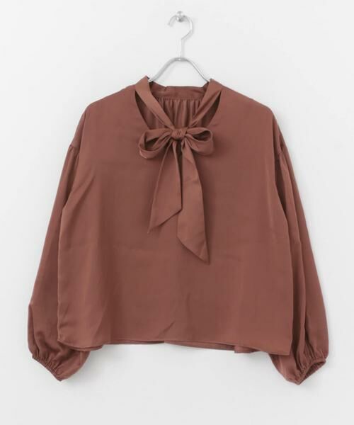 Sonny Label / サニーレーベル シャツ・ブラウス | 2WAYスタンドカラーボウタイブラウス | 詳細7