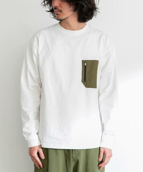 Sonny Label / サニーレーベル Tシャツ | ナイロンポケット切替ロングスリーブTEE | 詳細11