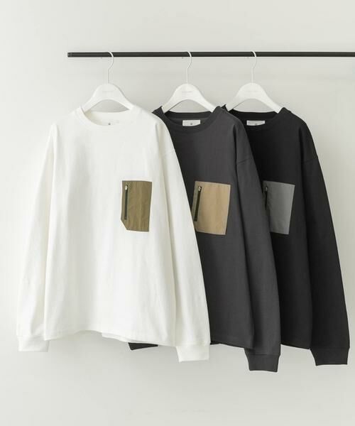 Sonny Label / サニーレーベル Tシャツ | ナイロンポケット切替ロングスリーブTEE | 詳細7
