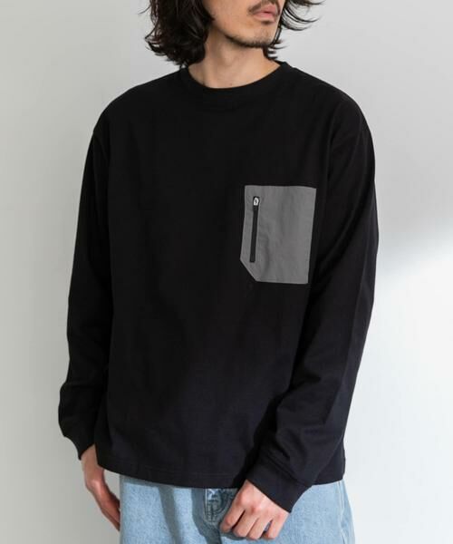 Sonny Label / サニーレーベル Tシャツ | ナイロンポケット切替ロングスリーブTEE | 詳細16
