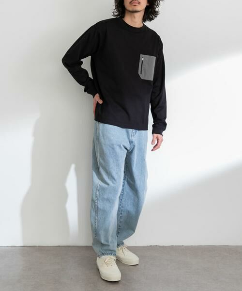 Sonny Label / サニーレーベル Tシャツ | ナイロンポケット切替ロングスリーブTEE | 詳細23