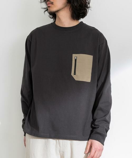 Sonny Label / サニーレーベル Tシャツ | ナイロンポケット切替ロングスリーブTEE | 詳細26