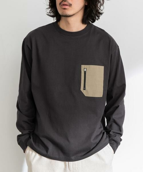 Sonny Label / サニーレーベル Tシャツ | ナイロンポケット切替ロングスリーブTEE | 詳細27
