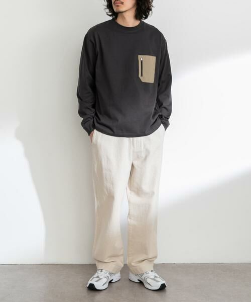 Sonny Label / サニーレーベル Tシャツ | ナイロンポケット切替ロングスリーブTEE | 詳細30