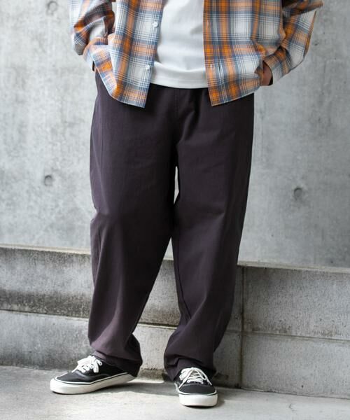Sonny Label / サニーレーベル その他パンツ | ベーシックワイドイージーチノパンツ | 詳細1
