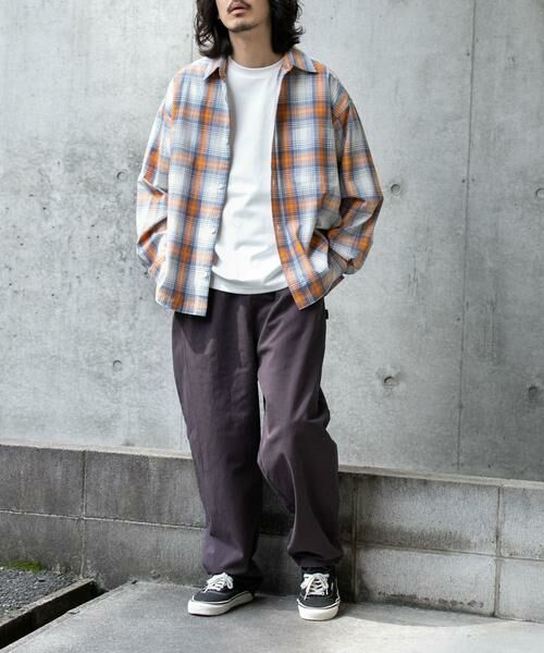 Sonny Label / サニーレーベル その他パンツ | ベーシックワイドイージーチノパンツ | 詳細3