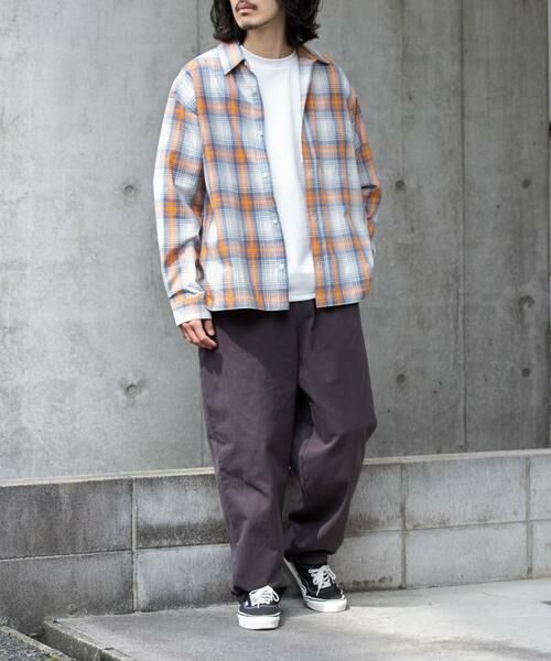 Sonny Label / サニーレーベル その他パンツ | ベーシックワイドイージーチノパンツ | 詳細4