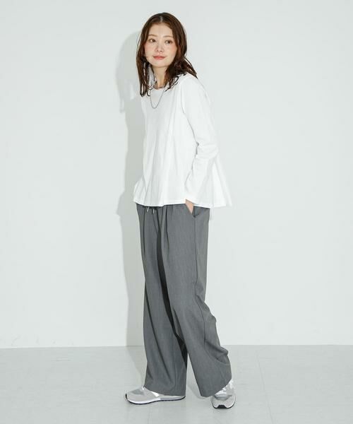 Sonny Label / サニーレーベル Tシャツ | バックタックフレアカットプルオーバー | 詳細8