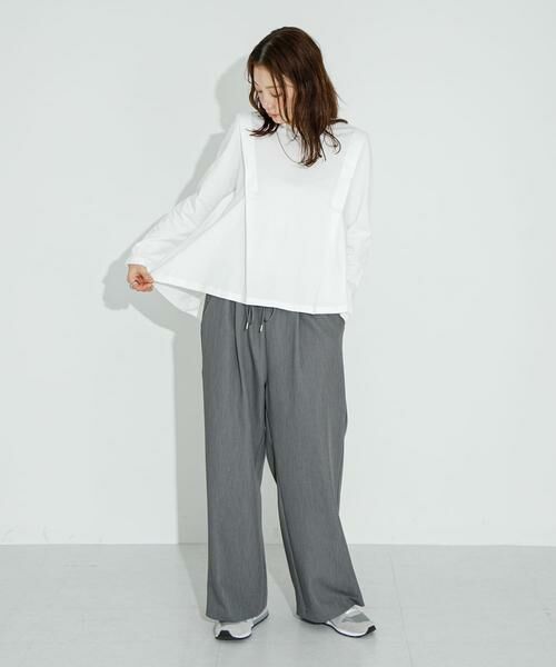 Sonny Label / サニーレーベル Tシャツ | バックタックフレアカットプルオーバー | 詳細9