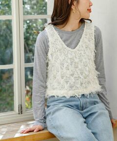 Sonny Label / サニーレーベル Tシャツ | 『WEB限定』シアーロンT×チュール2WAYベストセット