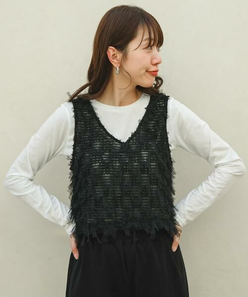 Sonny Label / サニーレーベル Tシャツ | 『WEB限定』シアーロンT×チュール2WAYベストセット | 詳細2