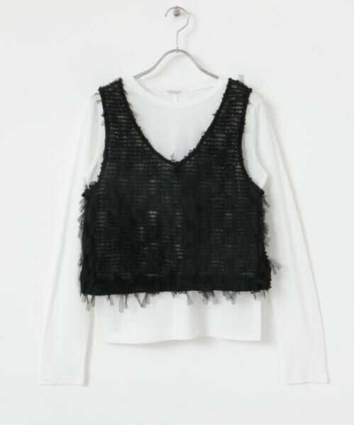 Sonny Label / サニーレーベル Tシャツ | 『WEB限定』シアーロンT×チュール2WAYベストセット | 詳細8