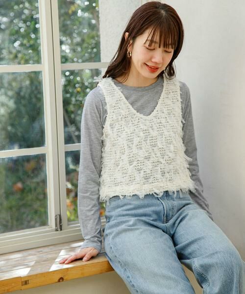 Sonny Label / サニーレーベル Tシャツ | 『WEB限定』シアーロンT×チュール2WAYベストセット | 詳細12