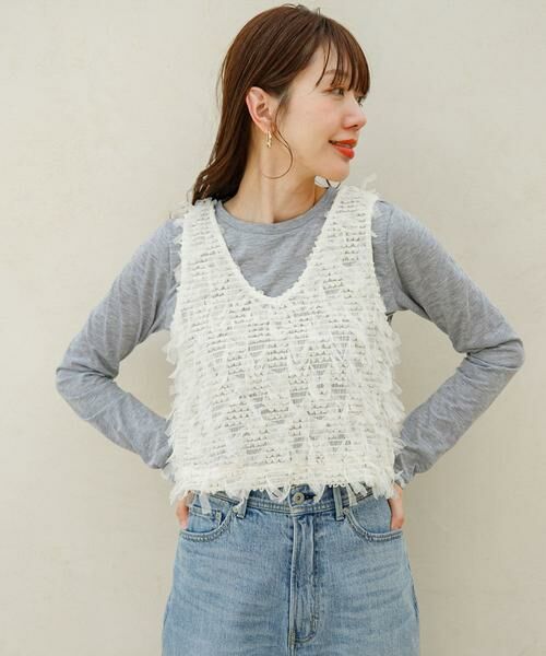 Sonny Label / サニーレーベル Tシャツ | 『WEB限定』シアーロンT×チュール2WAYベストセット | 詳細14