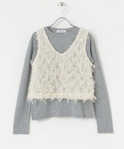 Sonny Label / サニーレーベル Tシャツ | 『WEB限定』シアーロンT×チュール2WAYベストセット | 詳細18