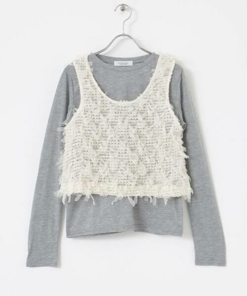 Sonny Label / サニーレーベル Tシャツ | 『WEB限定』シアーロンT×チュール2WAYベストセット | 詳細19