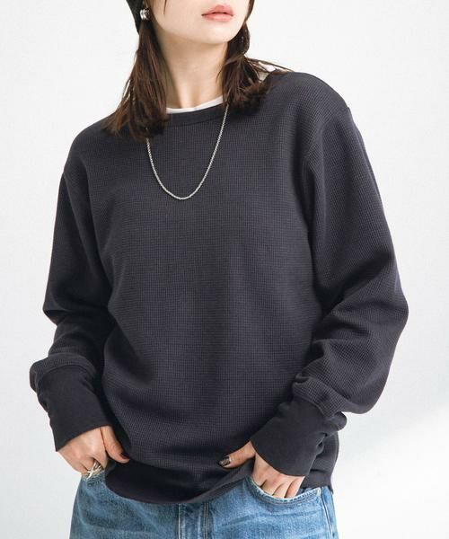 Sonny Label / サニーレーベル Tシャツ | 『WEB限定』ワッフルヘンリーネックプルオーバー | 詳細1