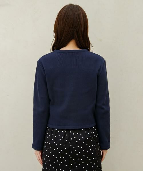 Sonny Label / サニーレーベル カーディガン・ボレロ | 『WEB/一部店舗限定』金ボタンワッフルカーディガン | 詳細11