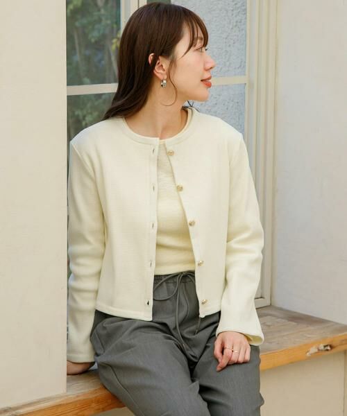 Sonny Label / サニーレーベル カーディガン・ボレロ | 『WEB/一部店舗限定』金ボタンワッフルカーディガン | 詳細25