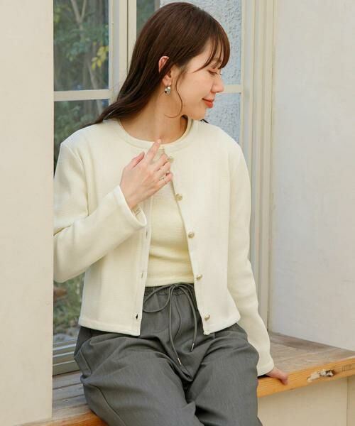 Sonny Label / サニーレーベル カーディガン・ボレロ | 『WEB/一部店舗限定』金ボタンワッフルカーディガン | 詳細26
