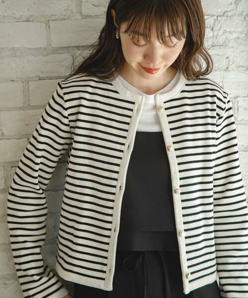 Sonny Label / サニーレーベル カーディガン・ボレロ | 『WEB/一部店舗限定』金ボタンワッフルカーディガン | 詳細29