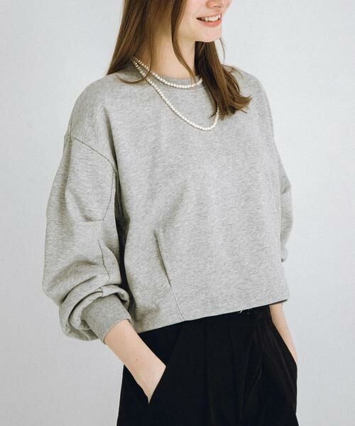 Sonny Label / サニーレーベル スウェット | 裏毛スウェットタックデザインスリーブプルオーバー | 詳細10