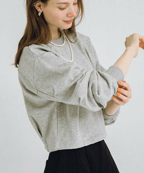 Sonny Label / サニーレーベル スウェット | 裏毛スウェットタックデザインスリーブプルオーバー | 詳細11