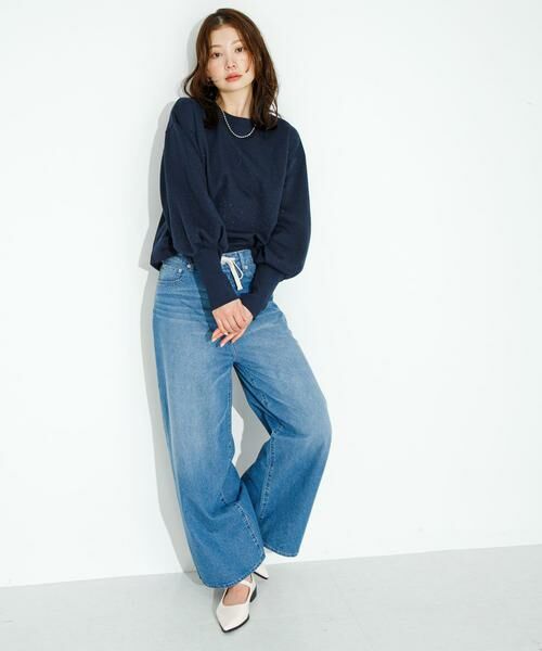 Sonny Label / サニーレーベル スウェット | ラメ裏毛パフスリーブプルオーバー | 詳細6