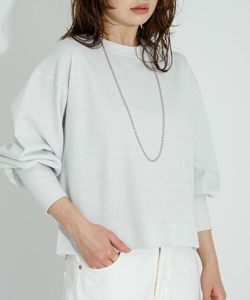 Sonny Label / サニーレーベル スウェット | ラメ裏毛パフスリーブプルオーバー | 詳細14