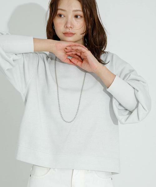 Sonny Label / サニーレーベル スウェット | ラメ裏毛パフスリーブプルオーバー | 詳細15