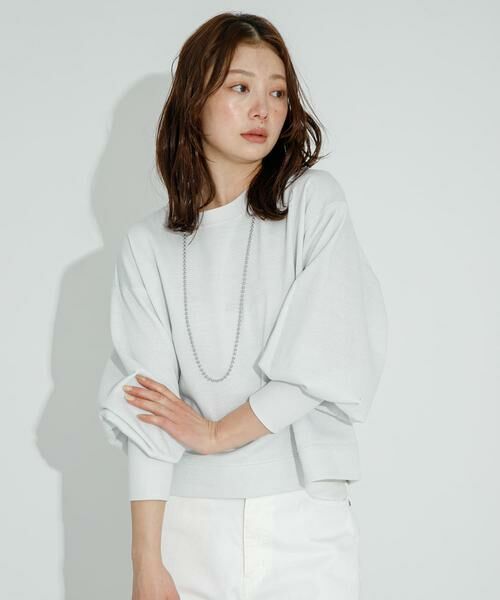 Sonny Label / サニーレーベル スウェット | ラメ裏毛パフスリーブプルオーバー | 詳細17