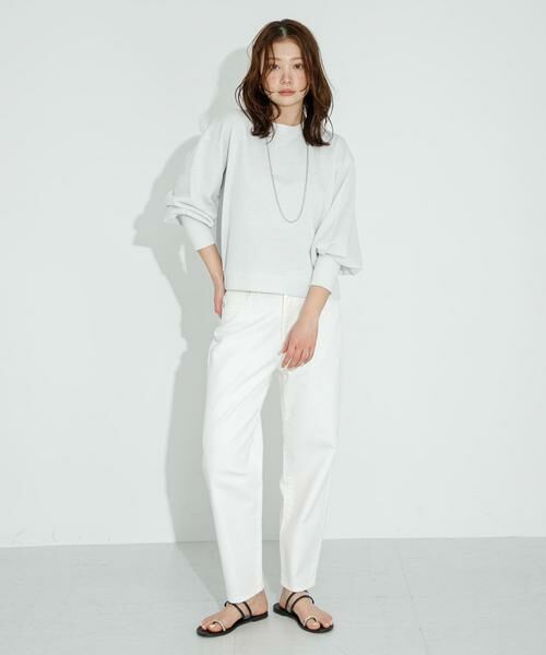 Sonny Label / サニーレーベル スウェット | ラメ裏毛パフスリーブプルオーバー | 詳細20