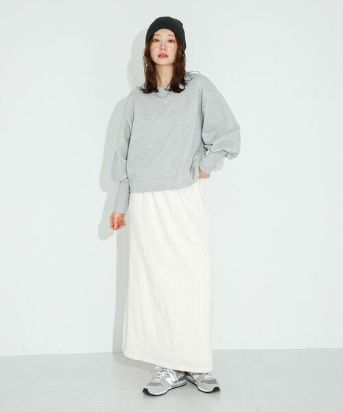 Sonny Label / サニーレーベル スウェット | ラメ裏毛パフスリーブプルオーバー | 詳細28