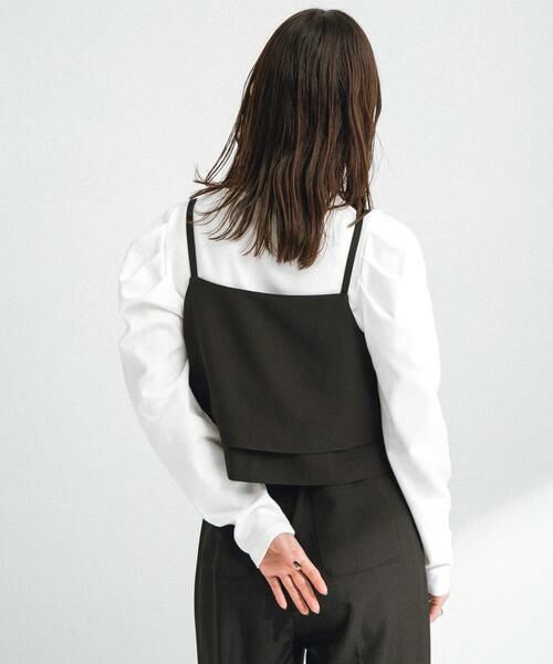 Sonny Label / サニーレーベル Tシャツ | パフスリーブフライス/ジャガードロングTシャツ | 詳細5