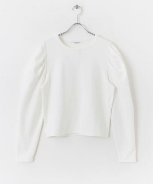 Sonny Label / サニーレーベル Tシャツ | パフスリーブフライス/ジャガードロングTシャツ | 詳細8