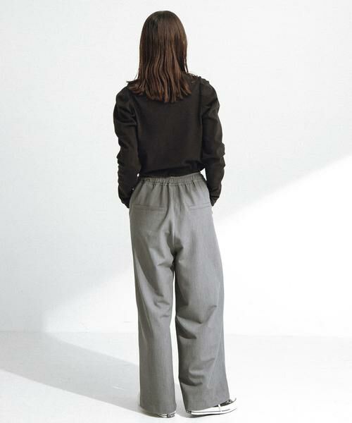 Sonny Label / サニーレーベル Tシャツ | パフスリーブフライス/ジャガードロングTシャツ | 詳細16