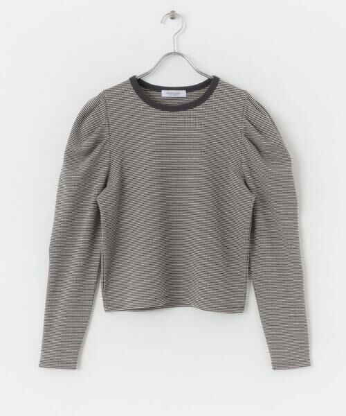 Sonny Label / サニーレーベル Tシャツ | パフスリーブフライス/ジャガードロングTシャツ | 詳細29