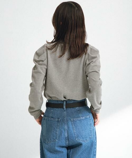 Sonny Label / サニーレーベル Tシャツ | パフスリーブフライス/ジャガードロングTシャツ | 詳細22